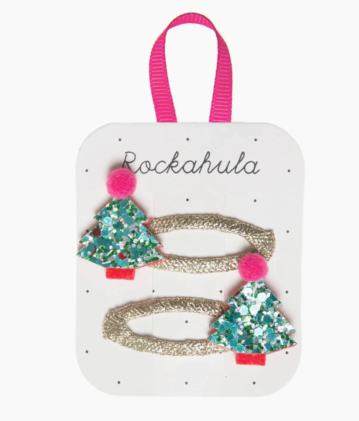 Xmas Tree Glitter Clips