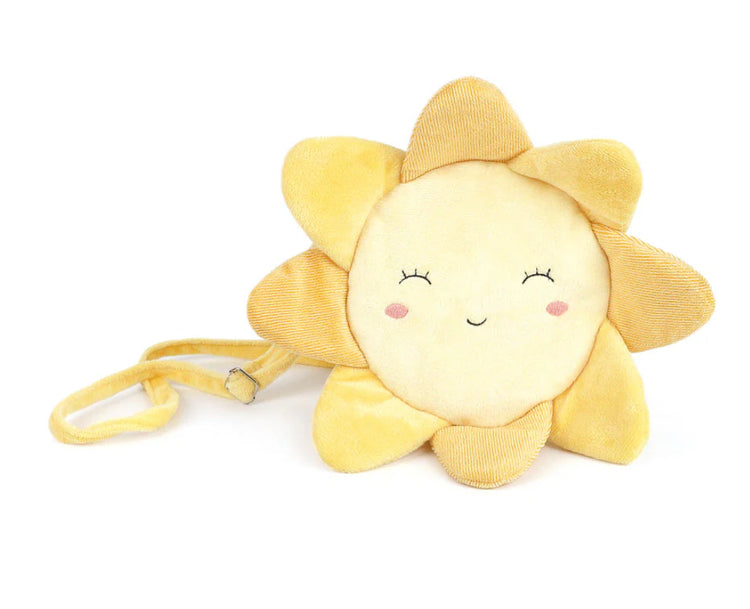 Yellow Sun Plush Purse