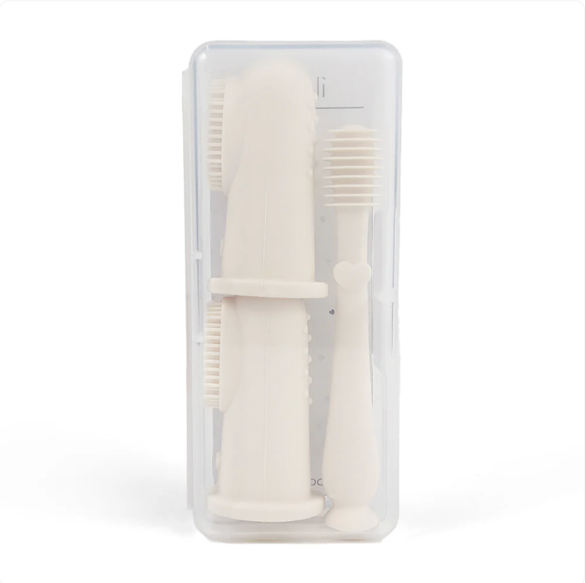Ali+Oli (3pc) Oral Care Set for Baby (Ivory) 3m+