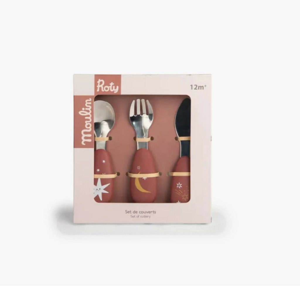 Set de cubiertos silicona Après la pluie