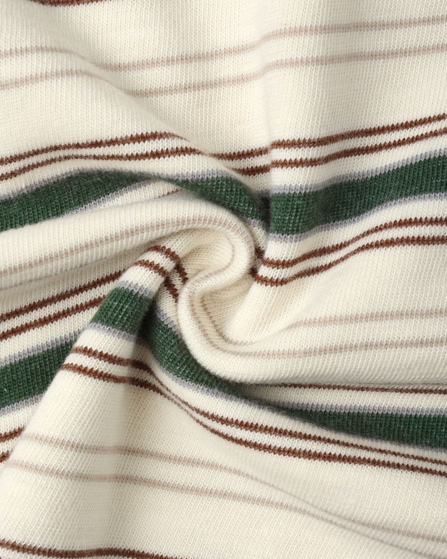 Relaxed Long Sleeve Tee || Retro Stripe