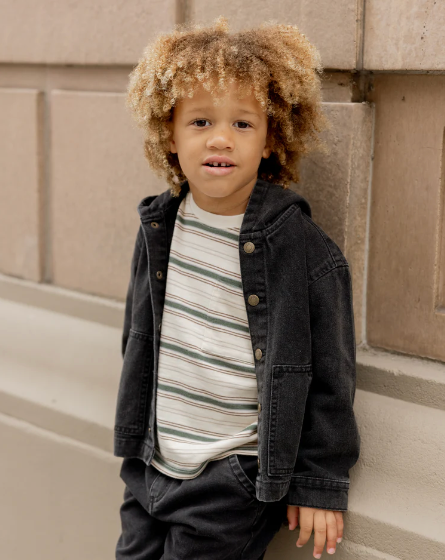 Relaxed Long Sleeve Tee || Retro Stripe