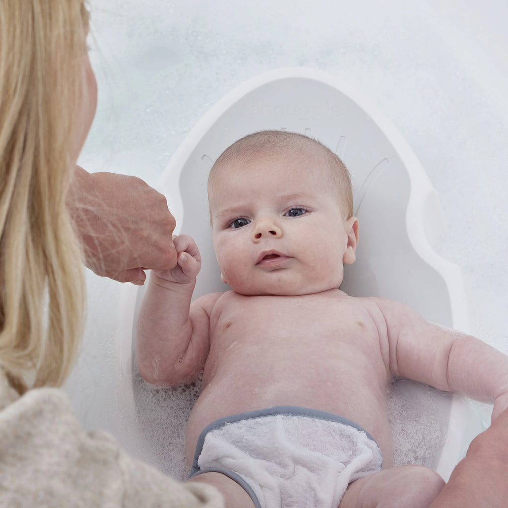 Shnuggle Newborn Baby Bath Support | Ergonomic, Non-Slip & Quick-Dry