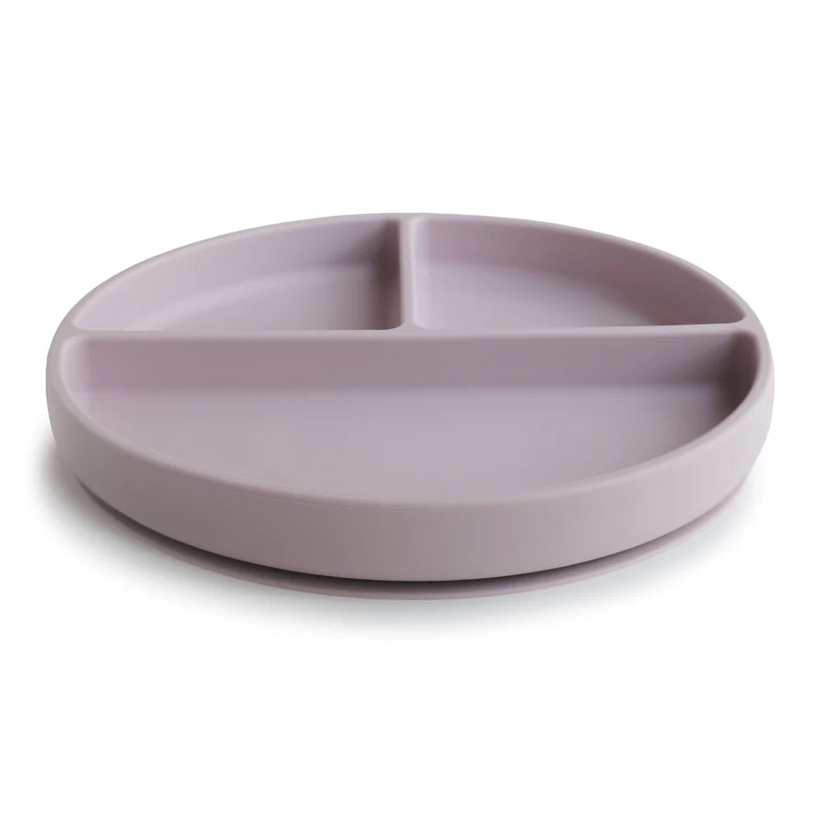 Silicone Suction Plate-Soft Lilac