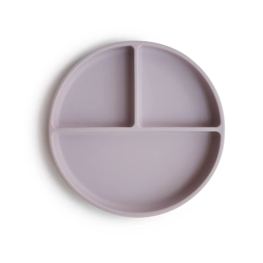 Silicone Suction Plate-Soft Lilac