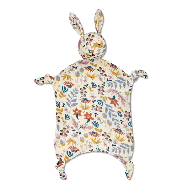 Muslin Bunny Lovey - Earthtone Floral