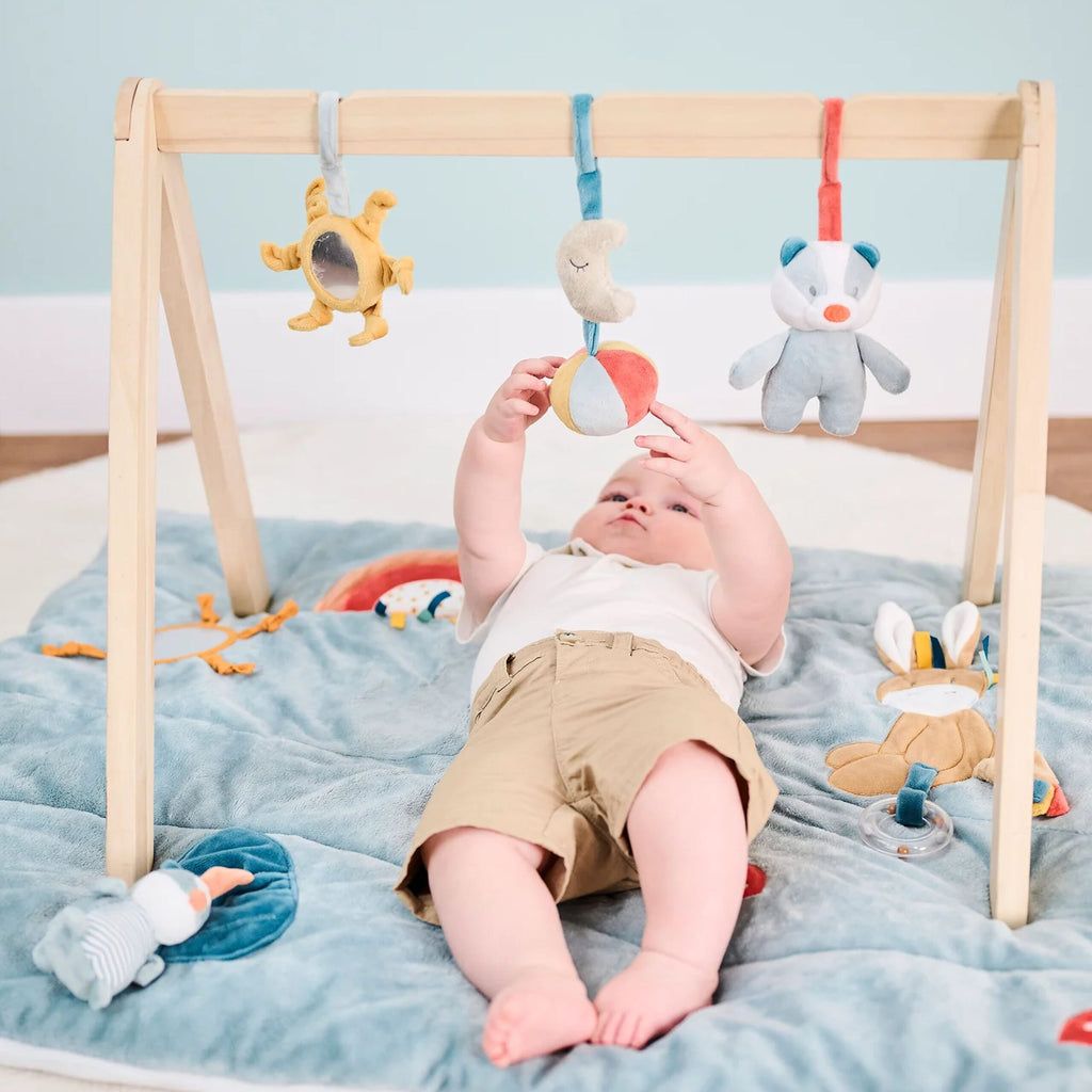 Felix and Leo Activity Mat for wooden arch