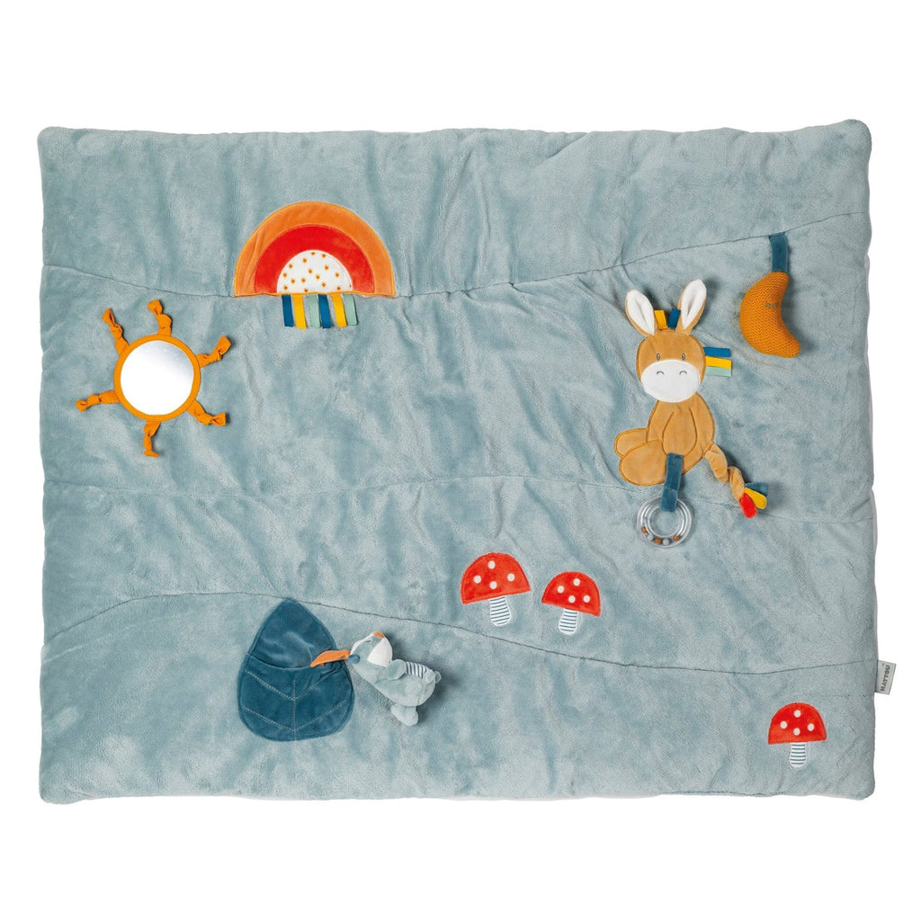 Felix and Leo Activity Mat for wooden arch