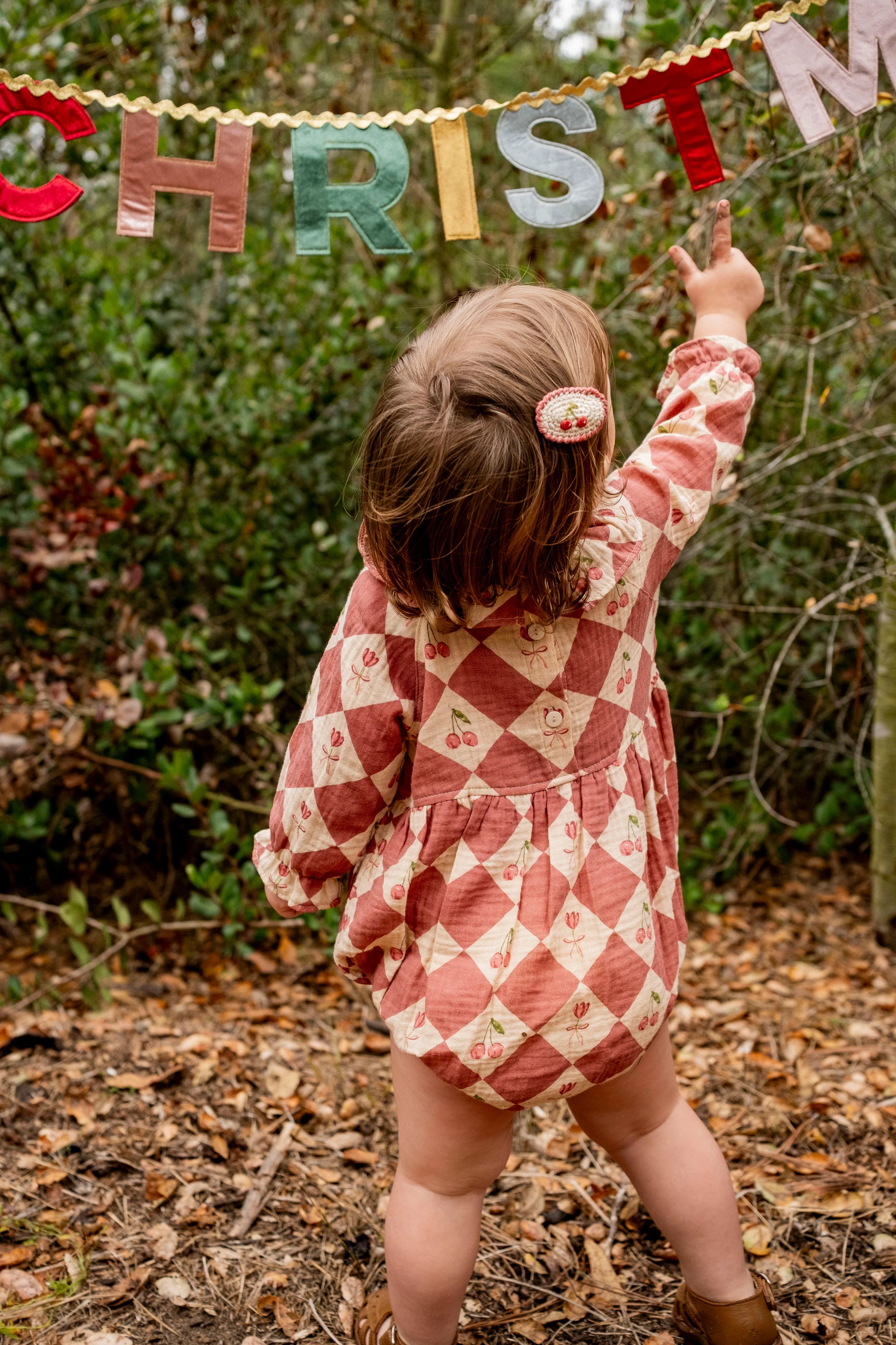 Crochet Clip Set - Red Cherries