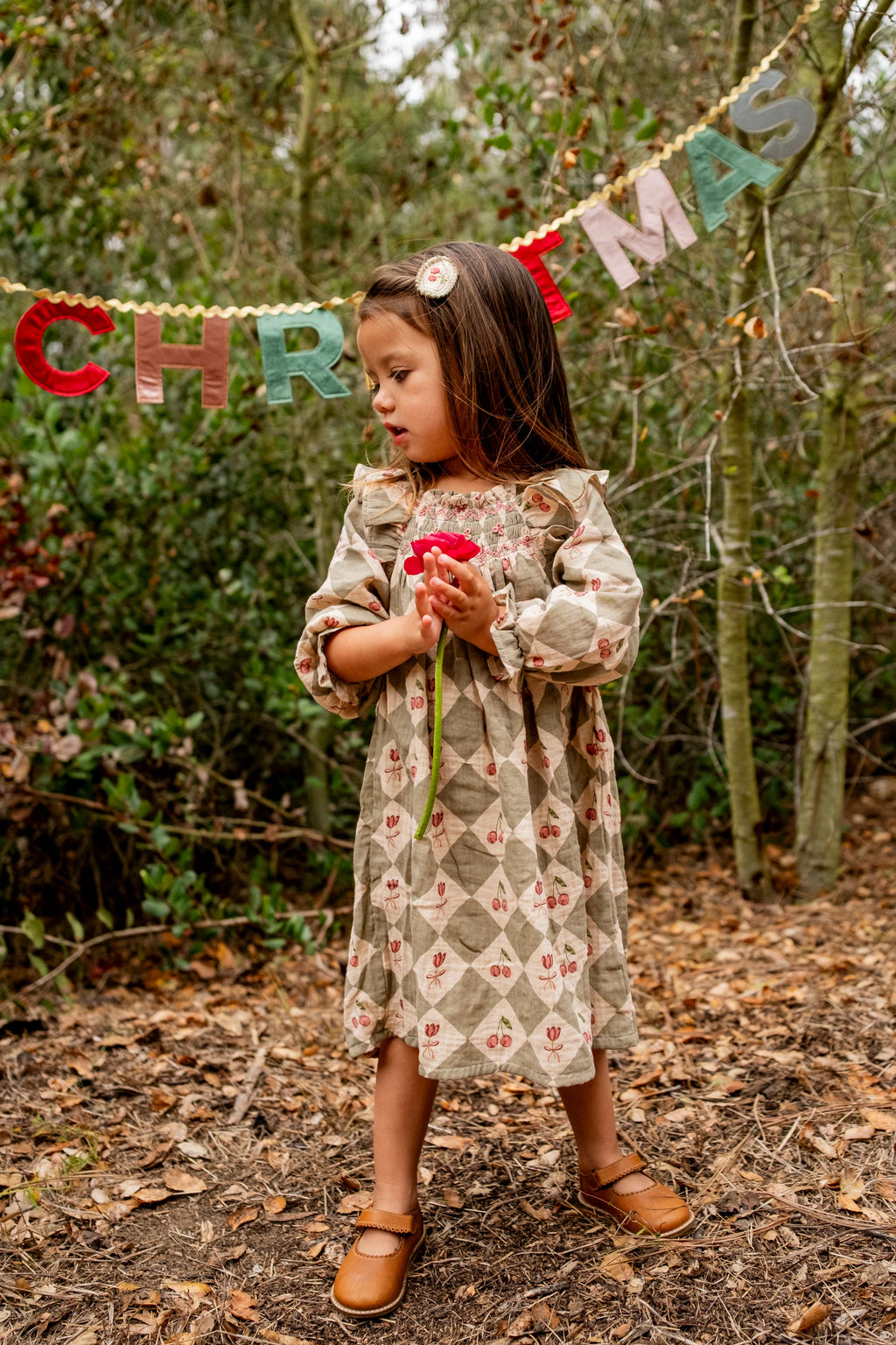 Crochet Clip Set - Blue Cherries