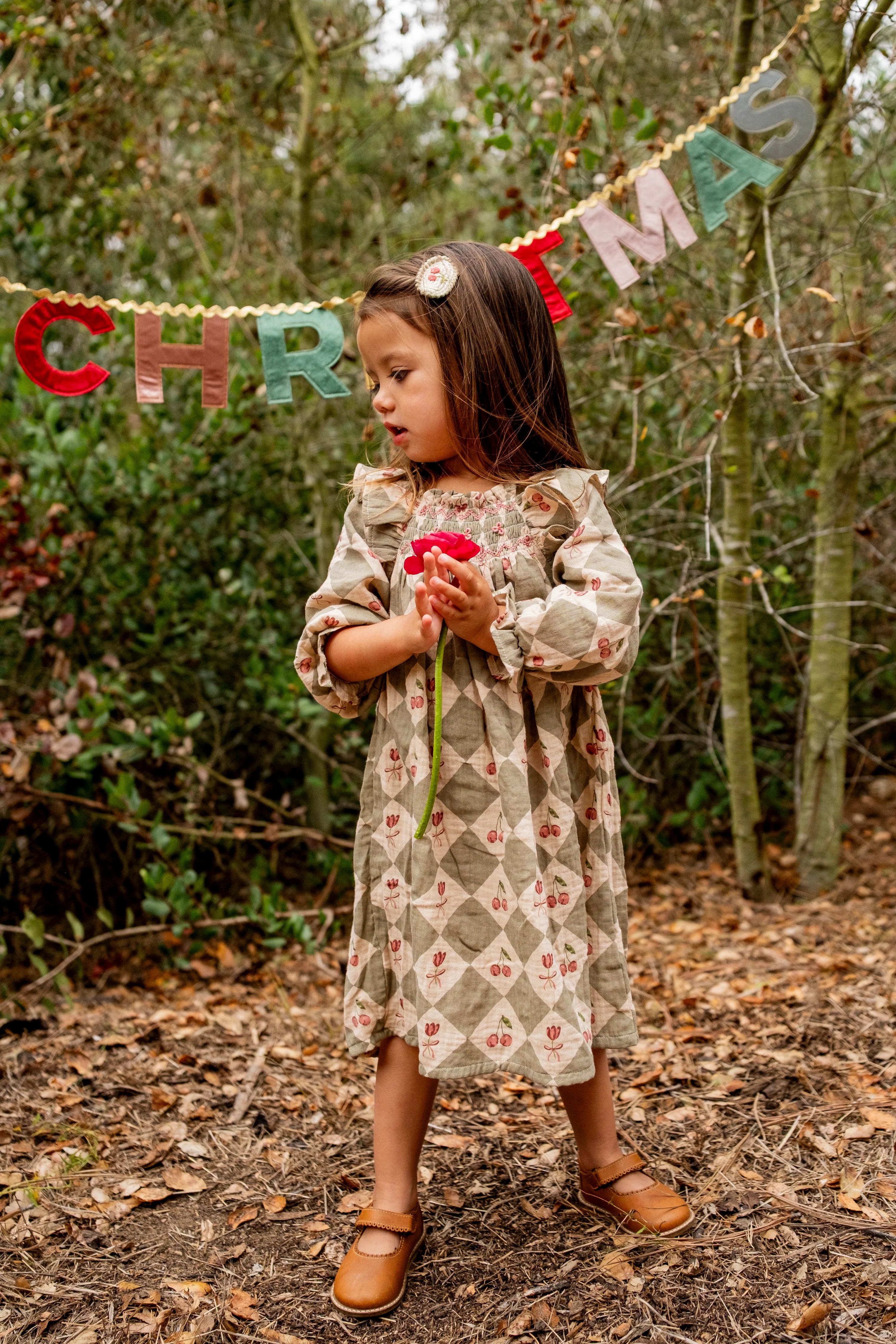 Crochet Clip Set - Blue Cherries