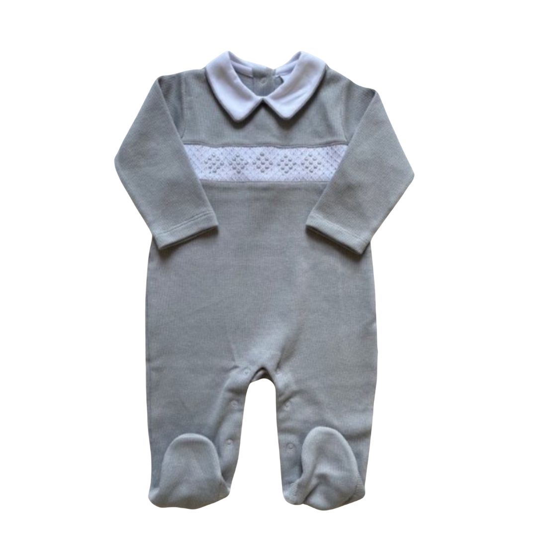 Enterito Bordado Gris