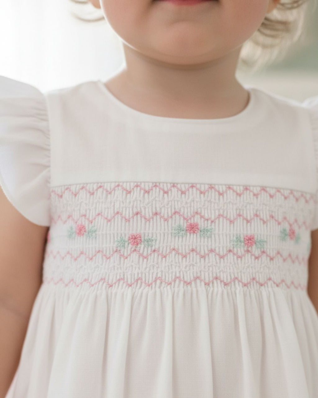 Vestido Bordado con lazo