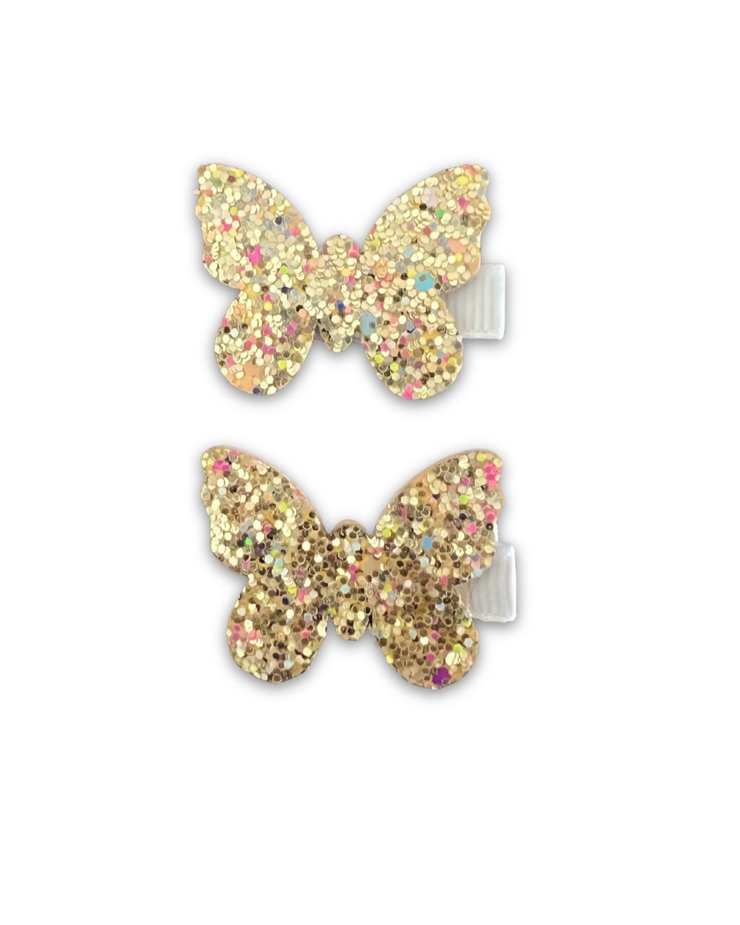 Mariposa Glitter dorada