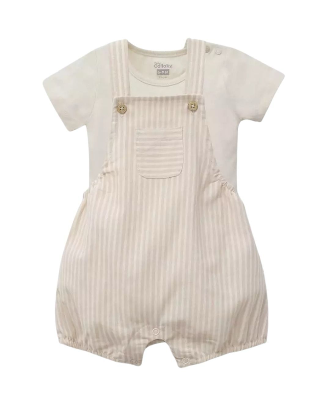 Conjunto Rayas Beige