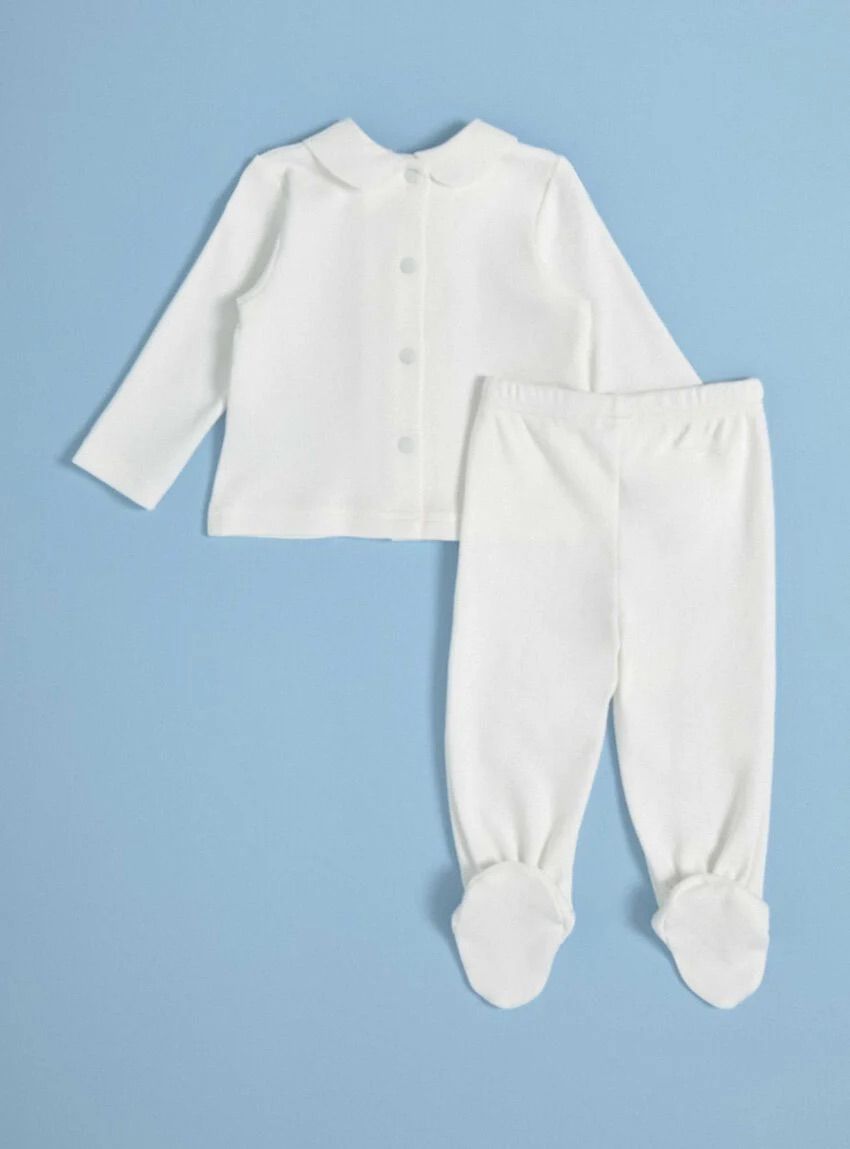 Conjunto botones blanco