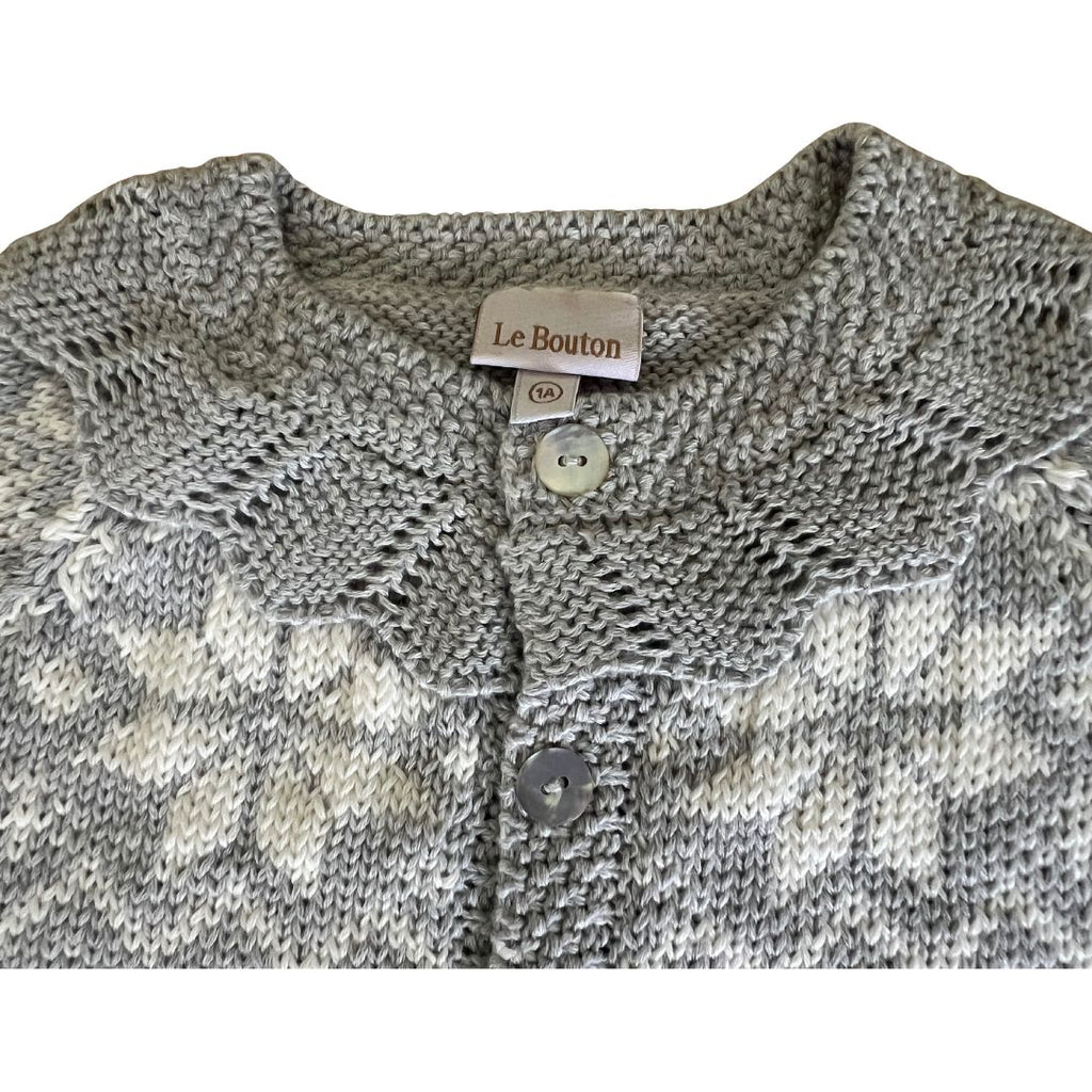 Chaleco Jacquard Gris