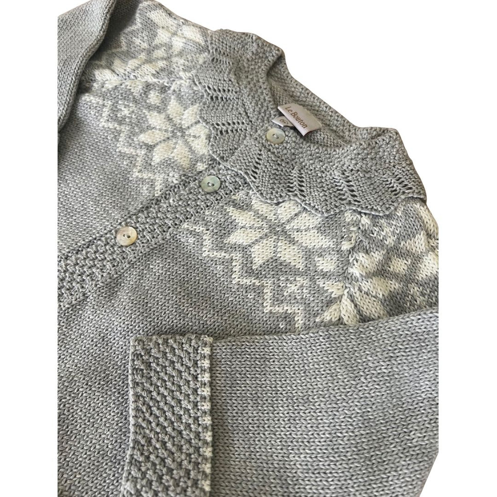 Chaleco Jacquard Gris