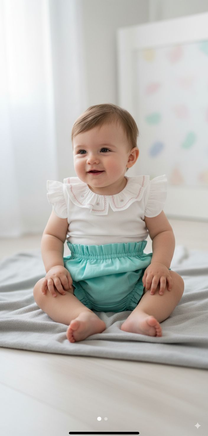 Body Rosado + Cubre pañal