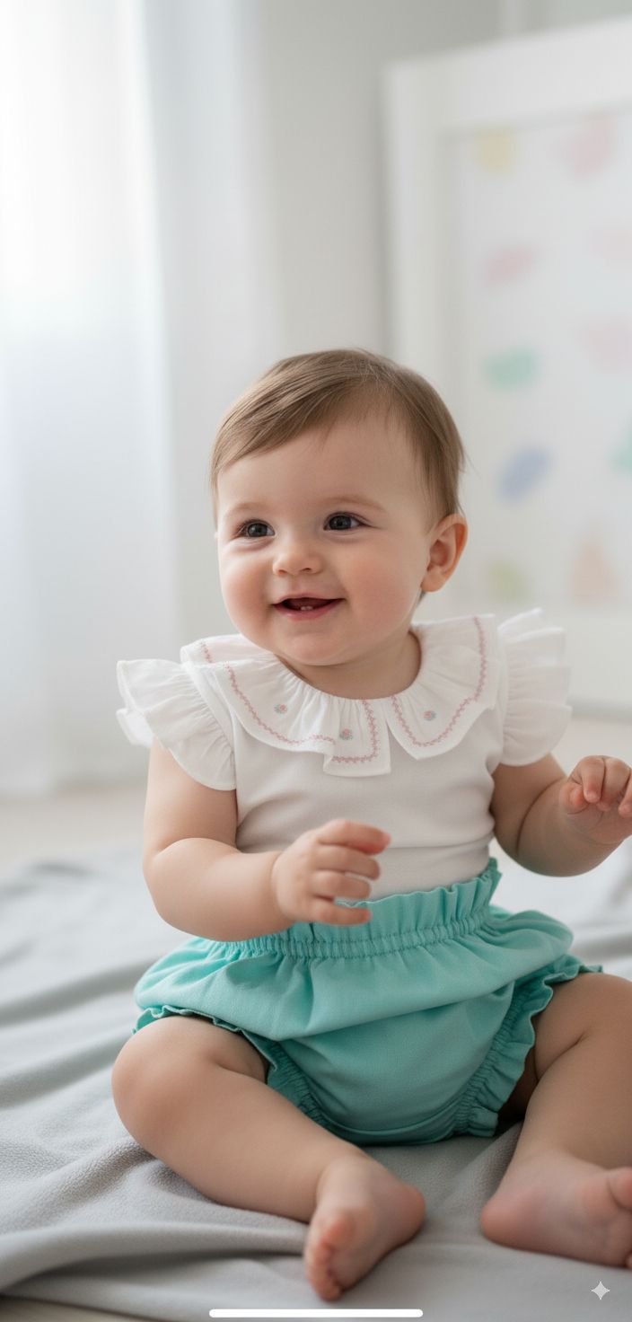 Body Rosado + Cubre pañal