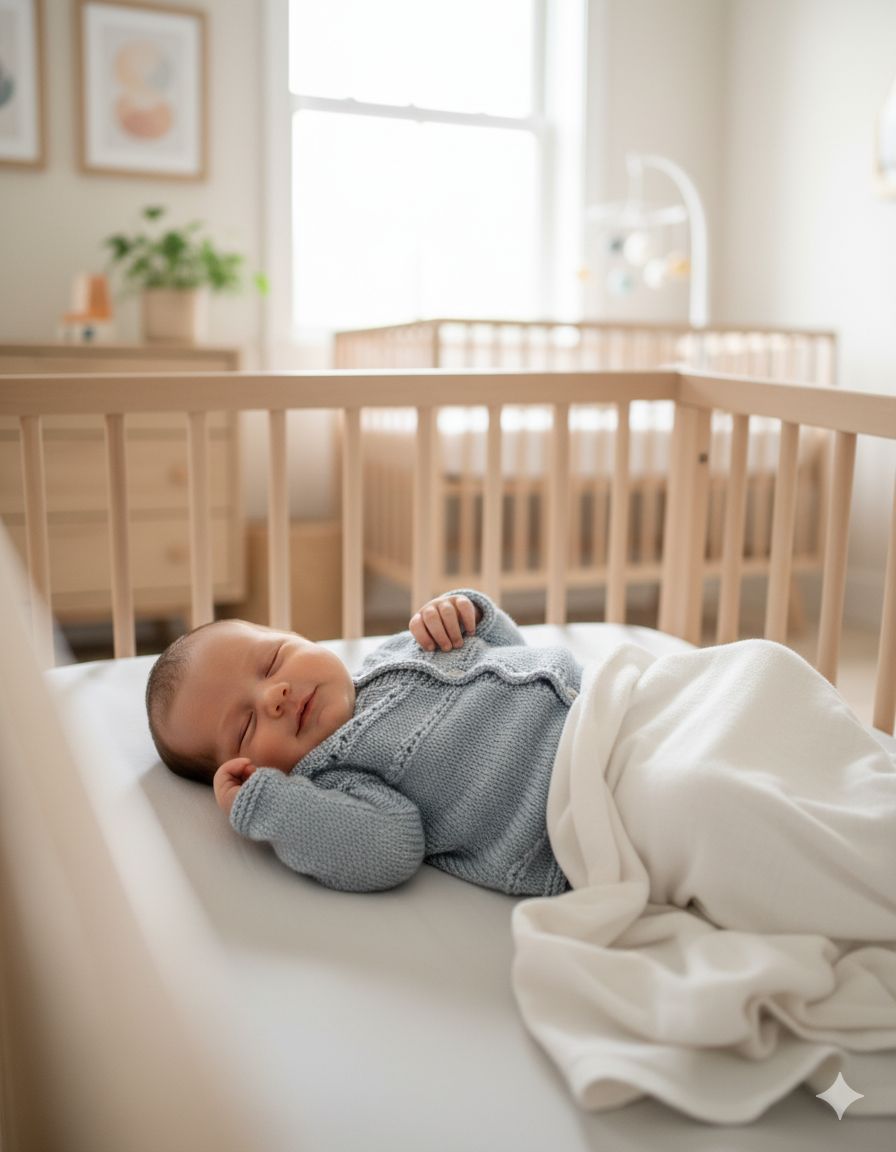 Sueter tejido bordado gris