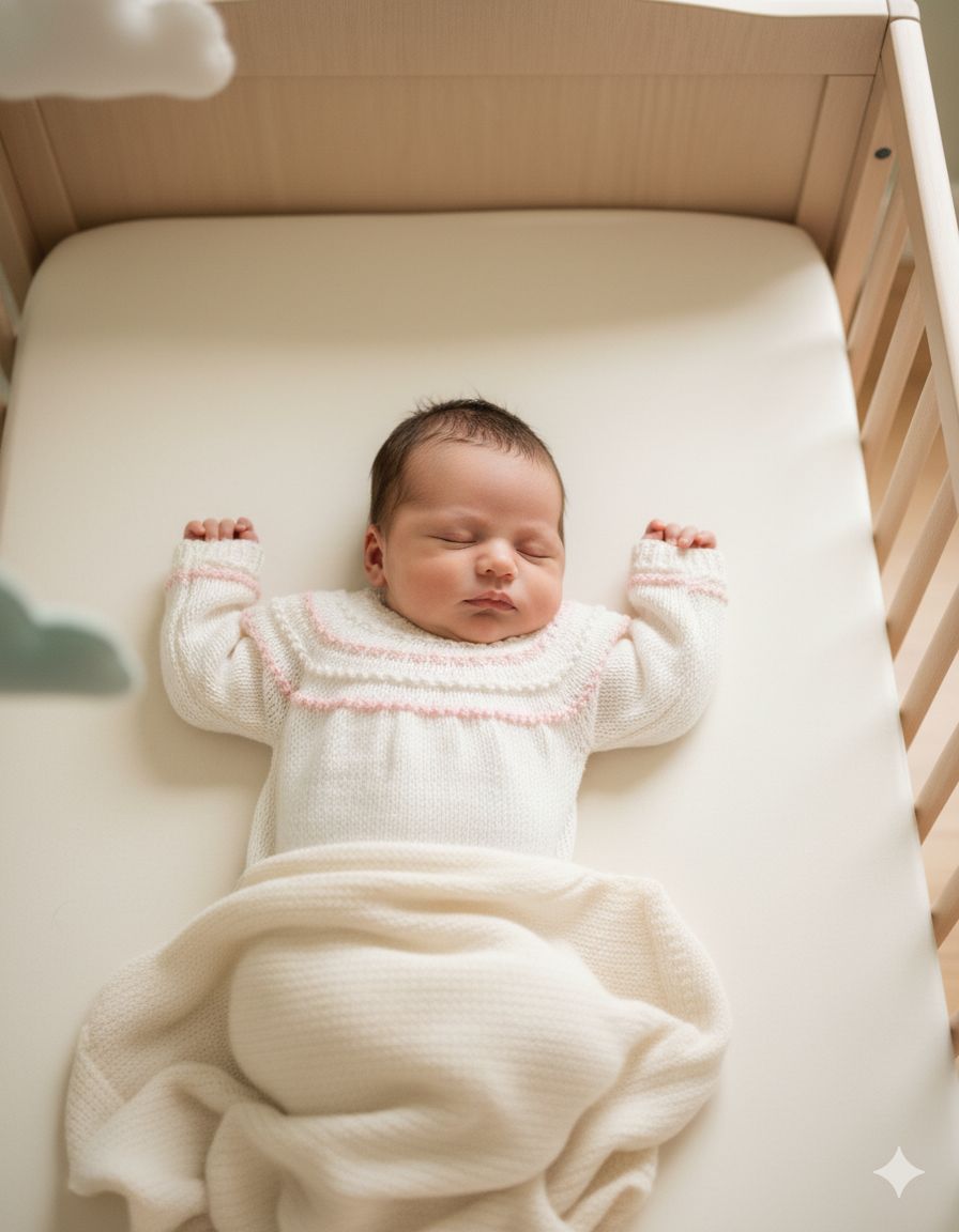 Sueter tejida bordado rosado