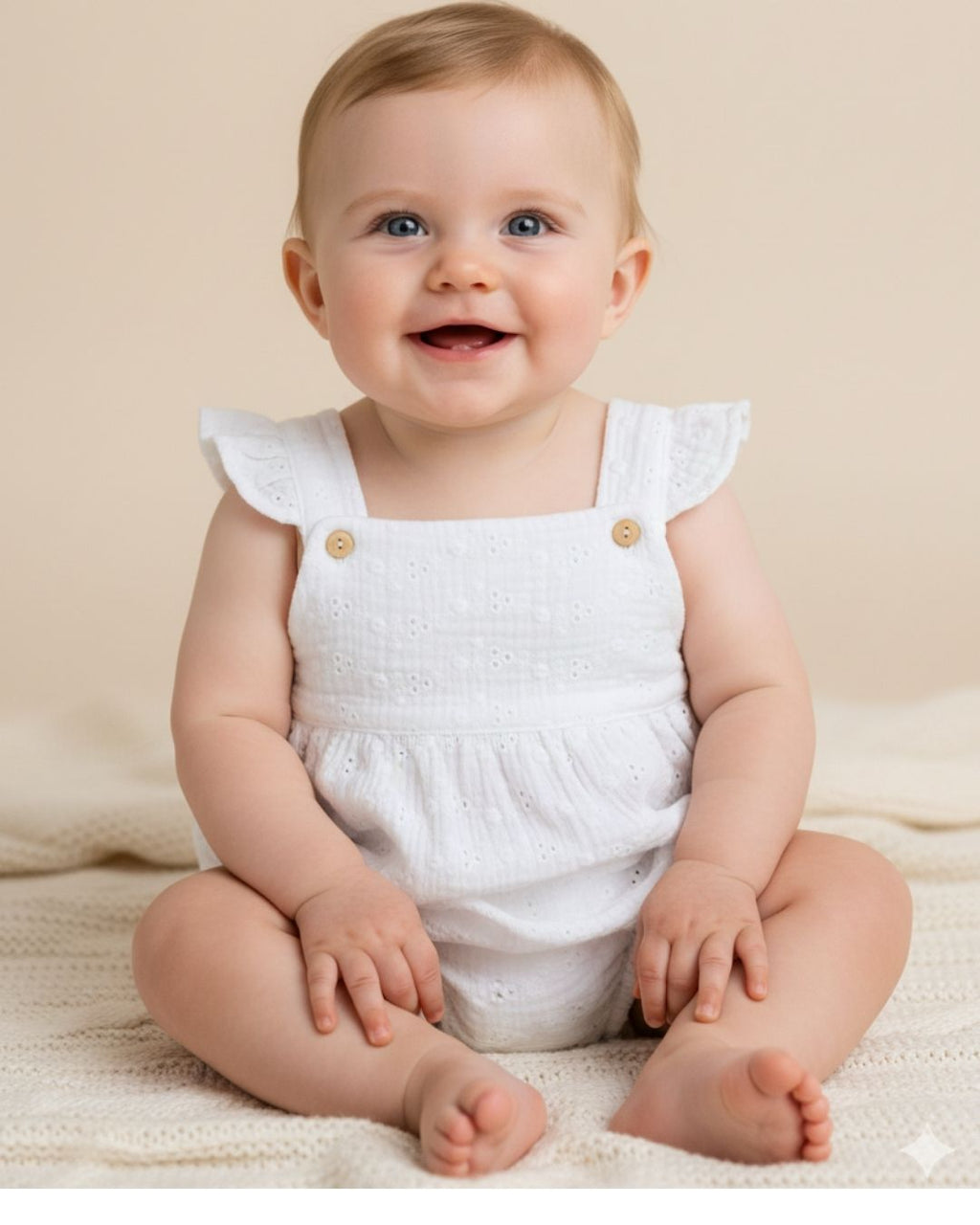 Jardinera enterito tejido dr algodón