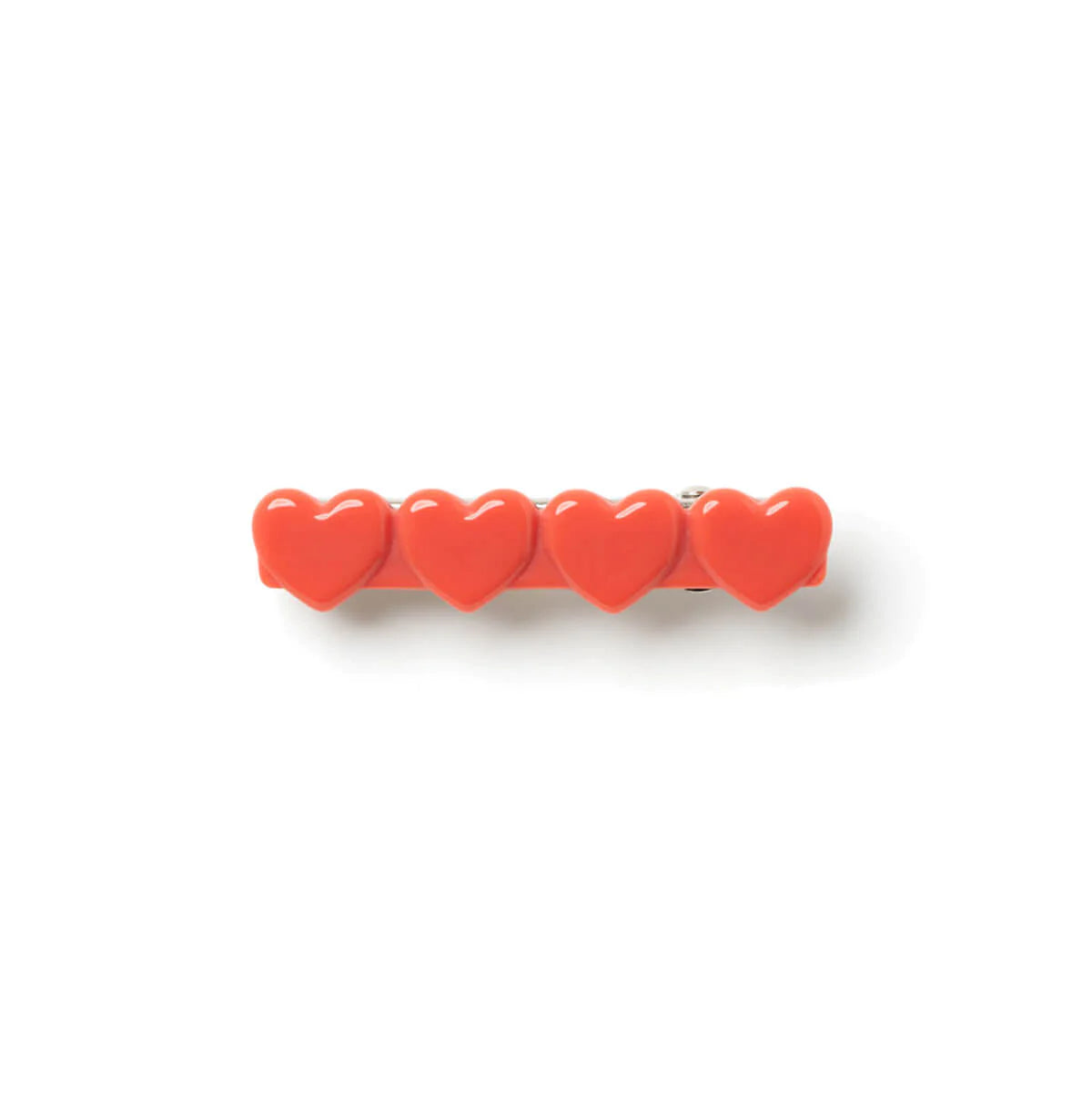 Heart Clip - Poppy ( 2 Pack)