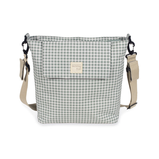 Bolsa Canastilla I Love Vichy Verde (MK)