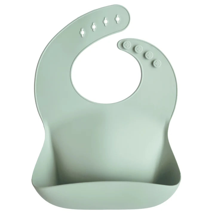 Silicone Baby Bib Cambridge Blue