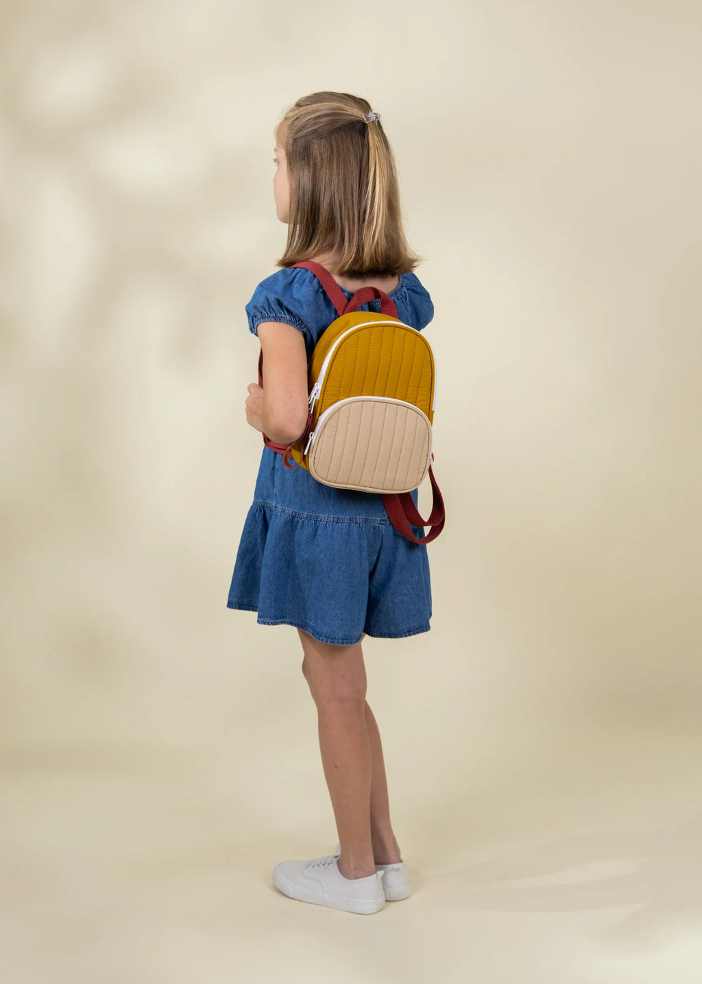 Washable Nylon Small Backpack  - Golden Hour