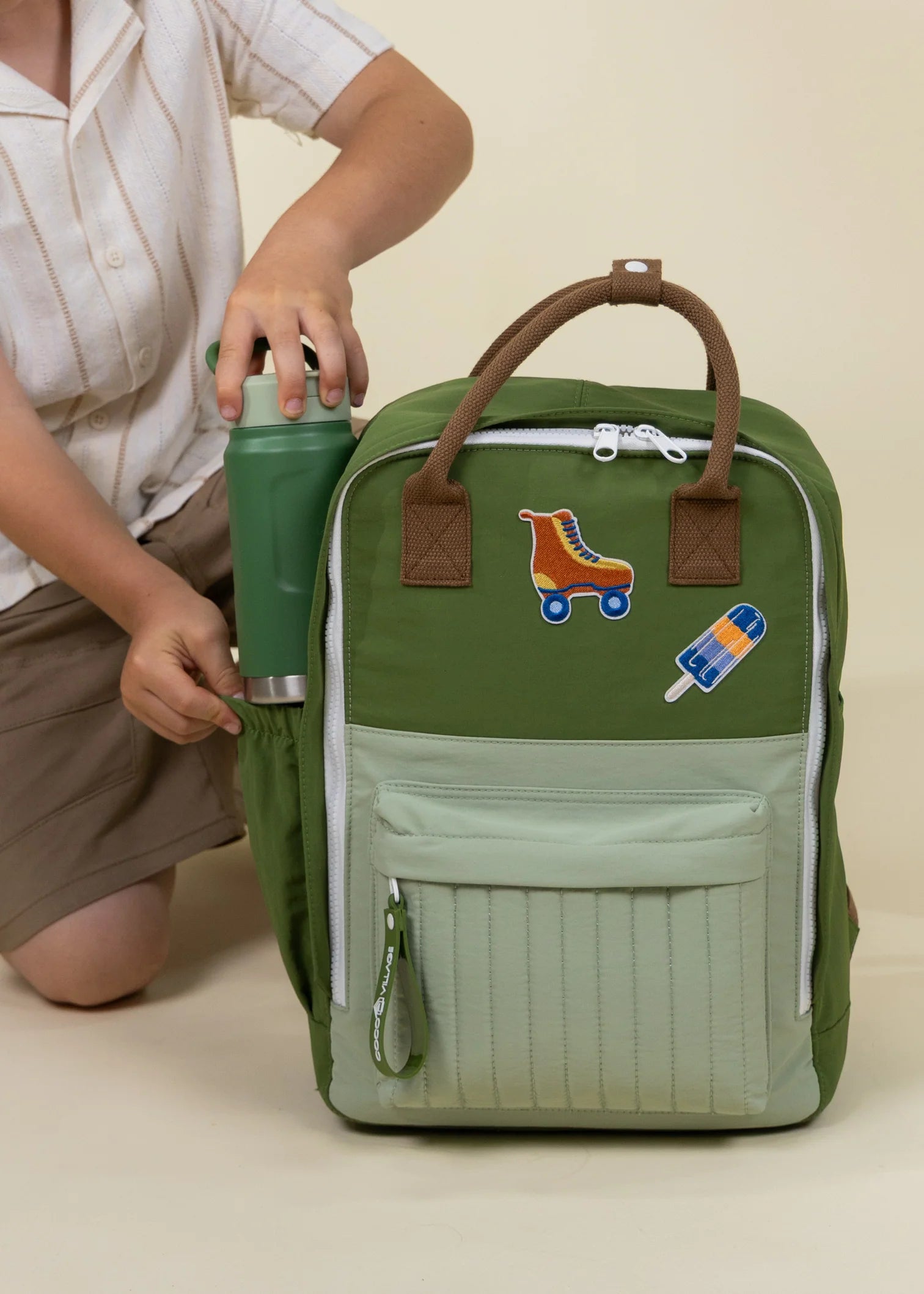 Reusable Stick-On Patch - Roller Skates