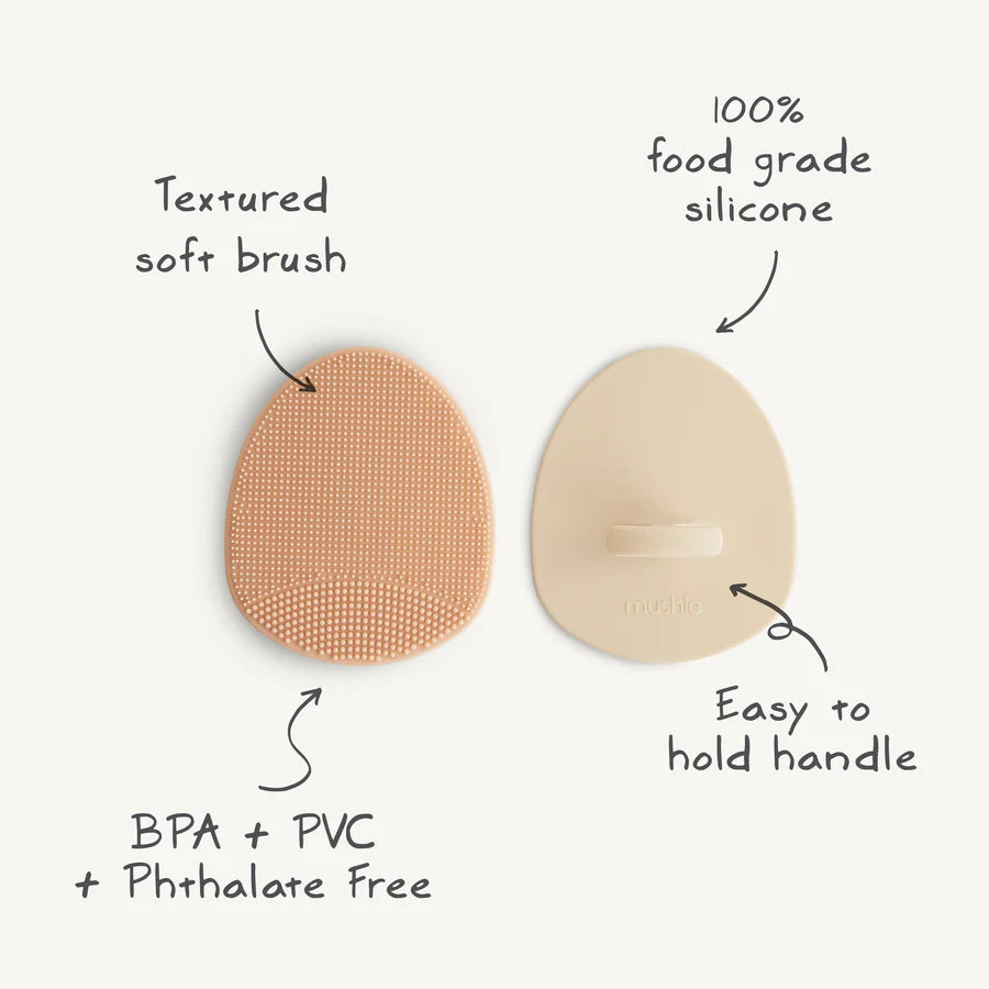 Cradle Cap Brush 2-Pack (Tradewinds/Periwinkle)