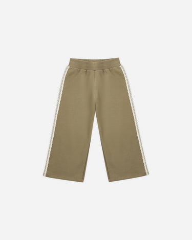 Oversized sweatshirt + Wide leg sweatpant Olive