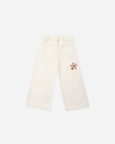 Straight Leg Pant Daisy Patches