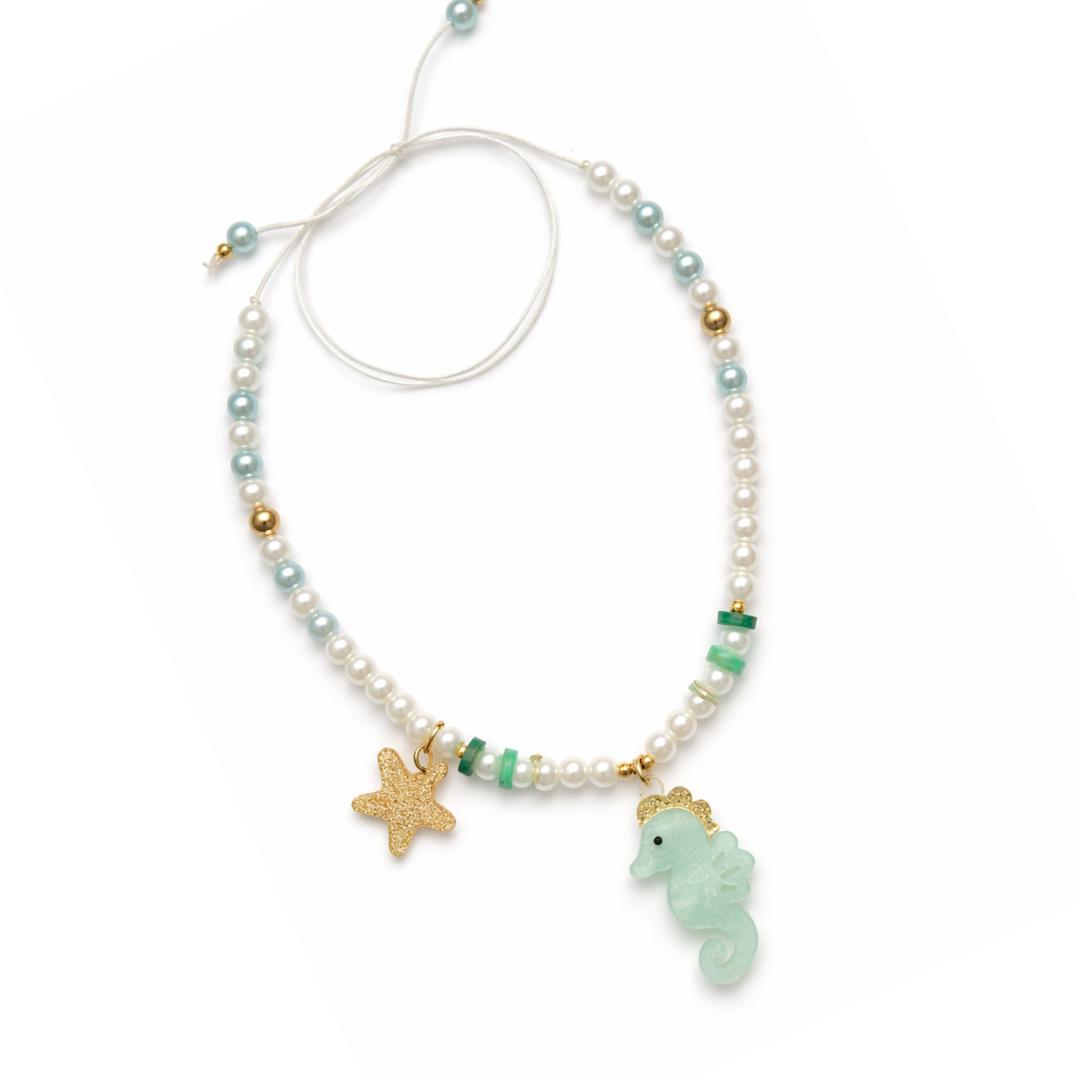 SUM - SEAHORSE GREEN NECKLACE
