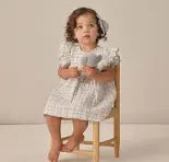 ALINA DRESS || BLUE PLAID