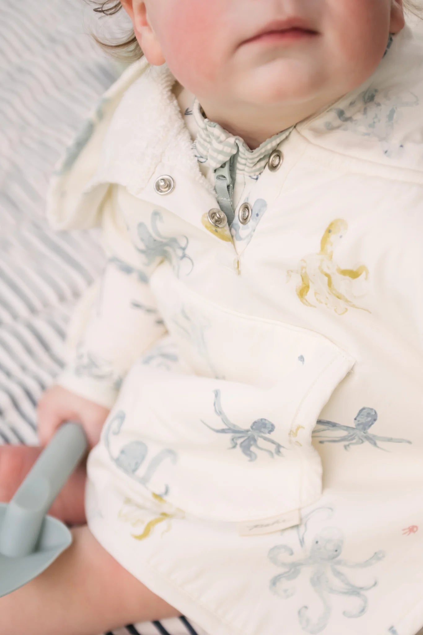 Hooded Poncho Towel Octopus Oasis