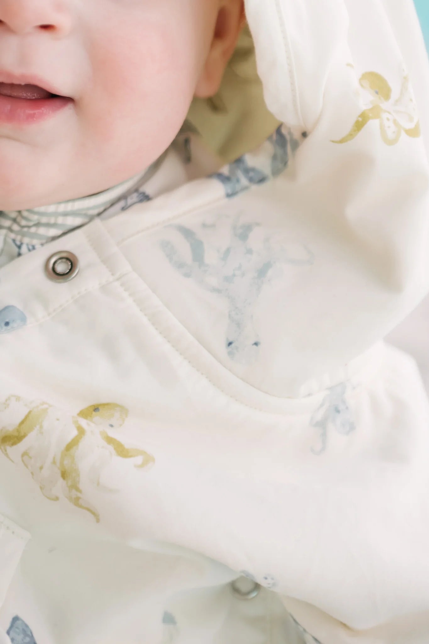 Hooded Poncho Towel Octopus Oasis