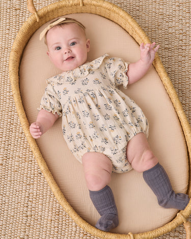 Collared romper French Floral