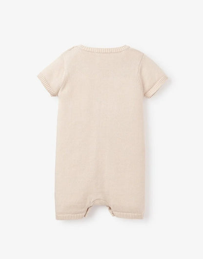 Pond Friends Knit Shortall Romper