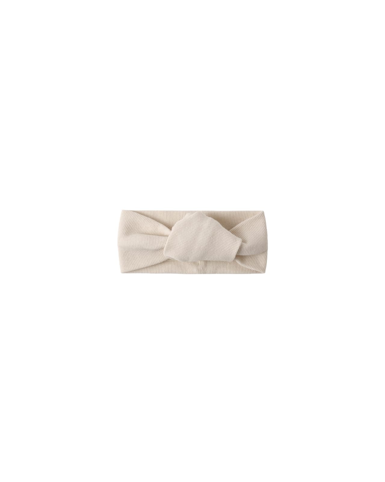 KNOTTED	HEADBAND	||	ECRU