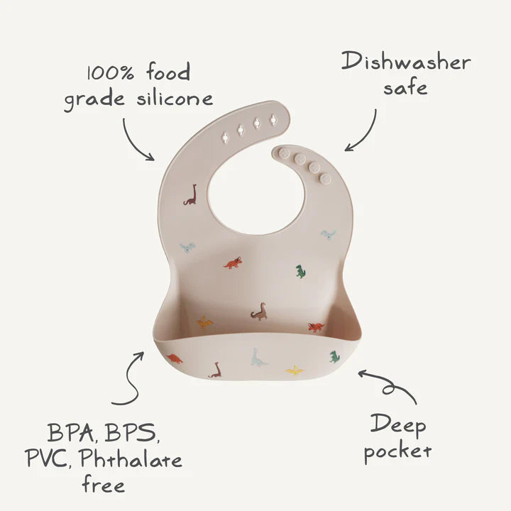 Silicone Baby Bib Fairy Mice