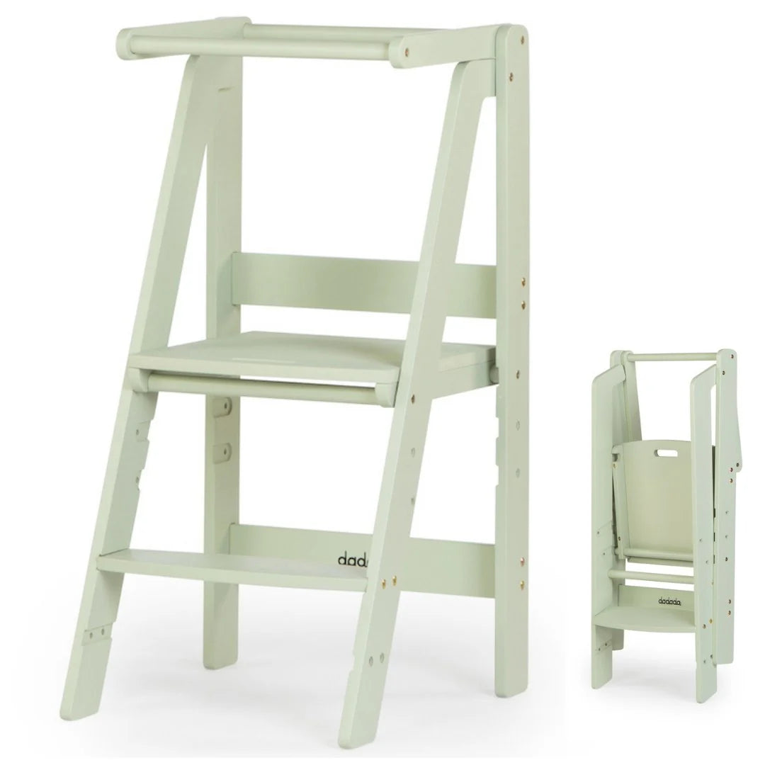 Folding Toddler Tower - Sage