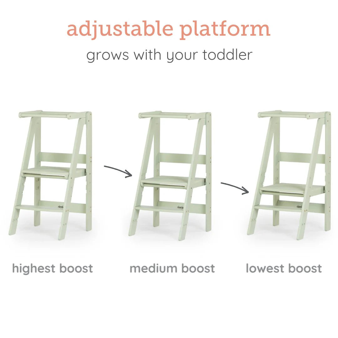 Folding Toddler Tower - Sage