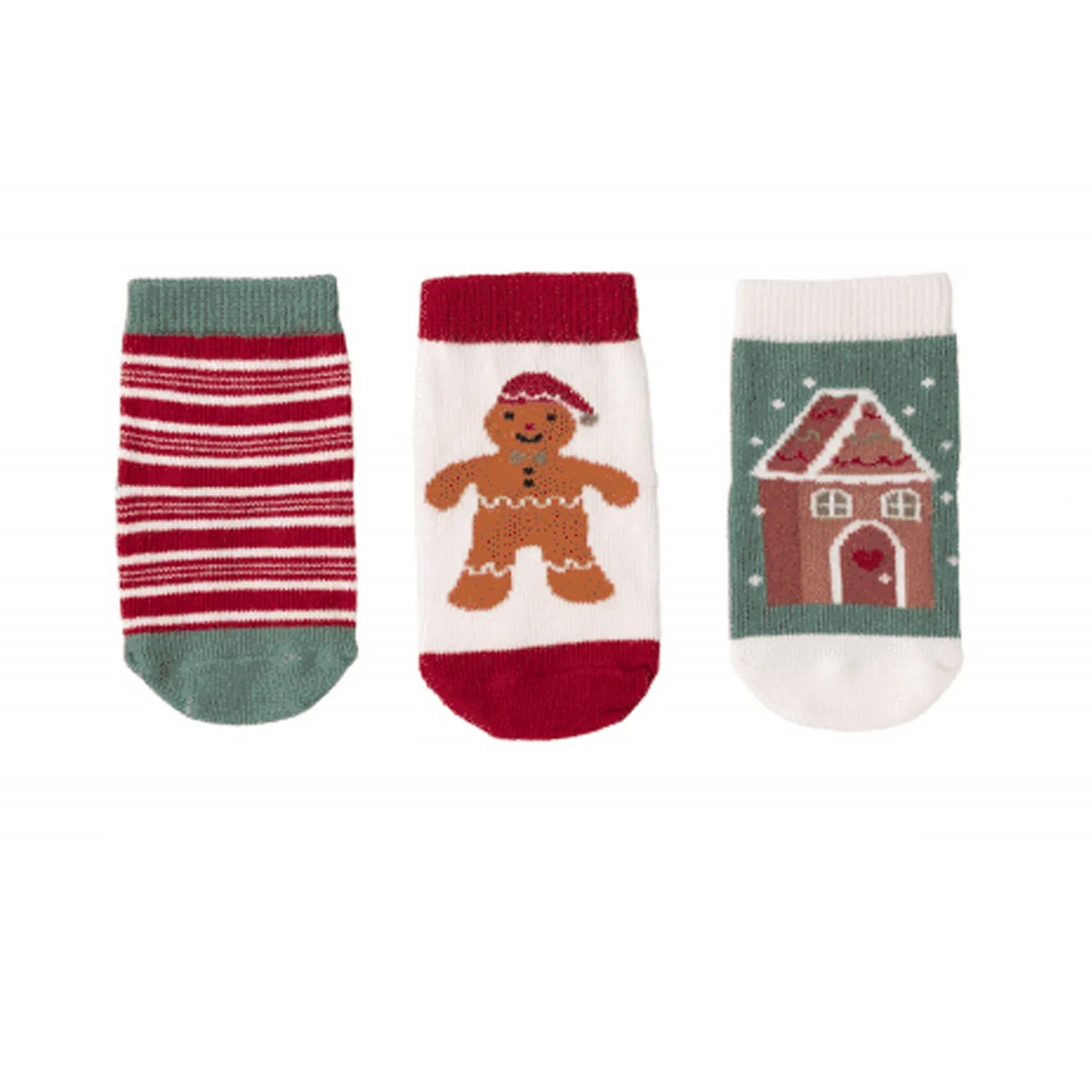 GINGERBREAD CHRISTMAS SOCKS