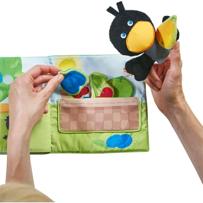 Orchard Soft Book with Raven Finger Puppet