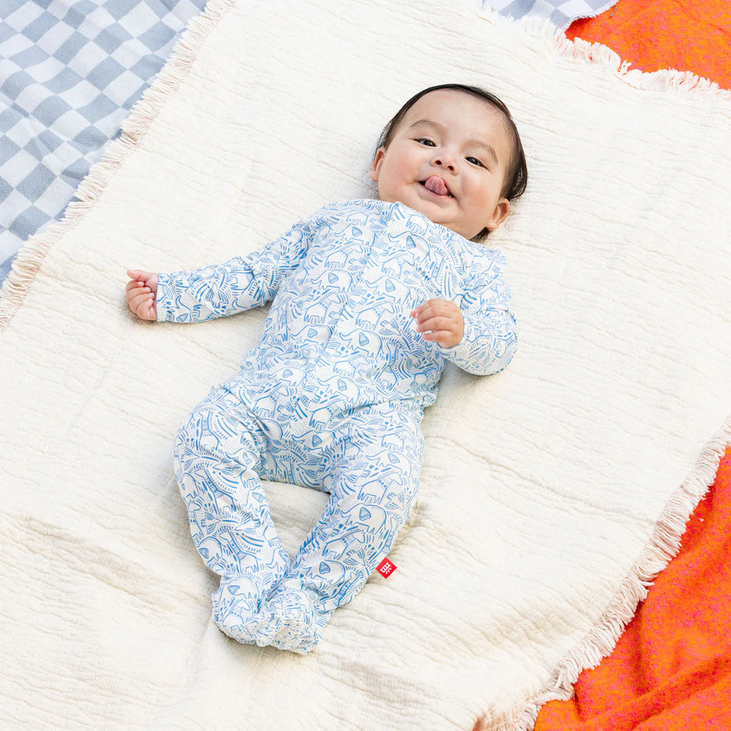 Herds of a Feather Blue Modal Magnetic Footie