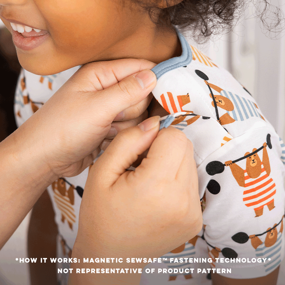 Door dashing dinos modal magnetic no drama pajama short sleeve set