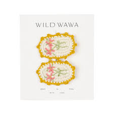 Crochet Clip Set in Early Blooms